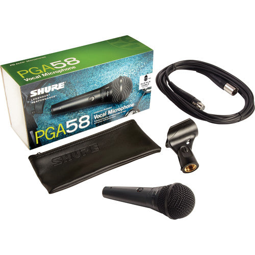 Shure PGA-58 Cardioid Dynamic Vocal Microphone