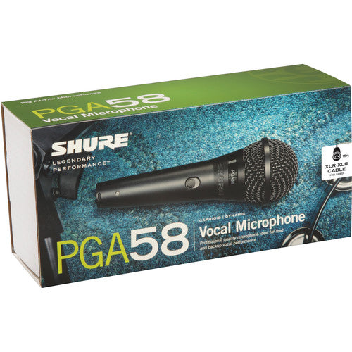 Shure PGA-58 Cardioid Dynamic Vocal Microphone