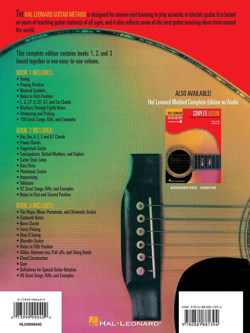 Hal Leonard Guitar Method, Second Edition – Complete Edition Book Only