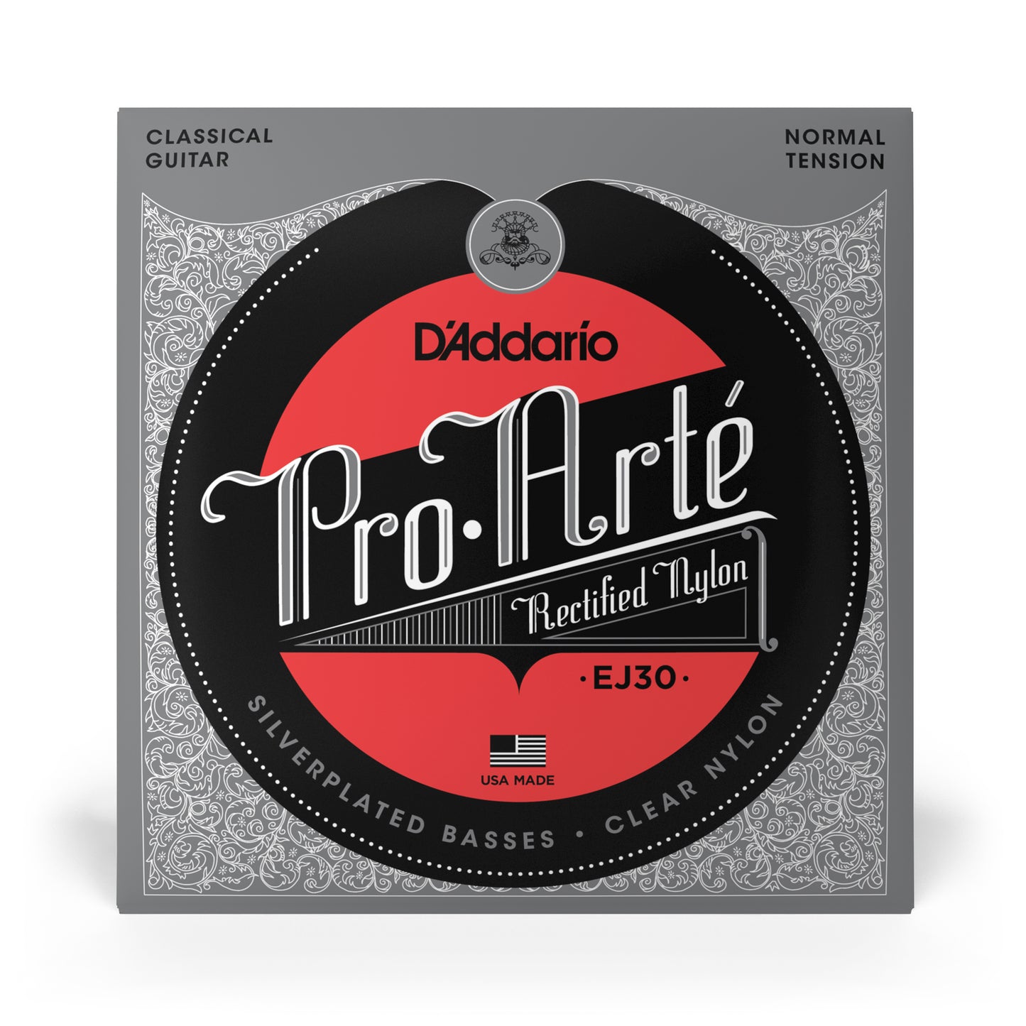 D'Addario EJ30 Classics Rectified Classical Guitar Strings, Normal Tension