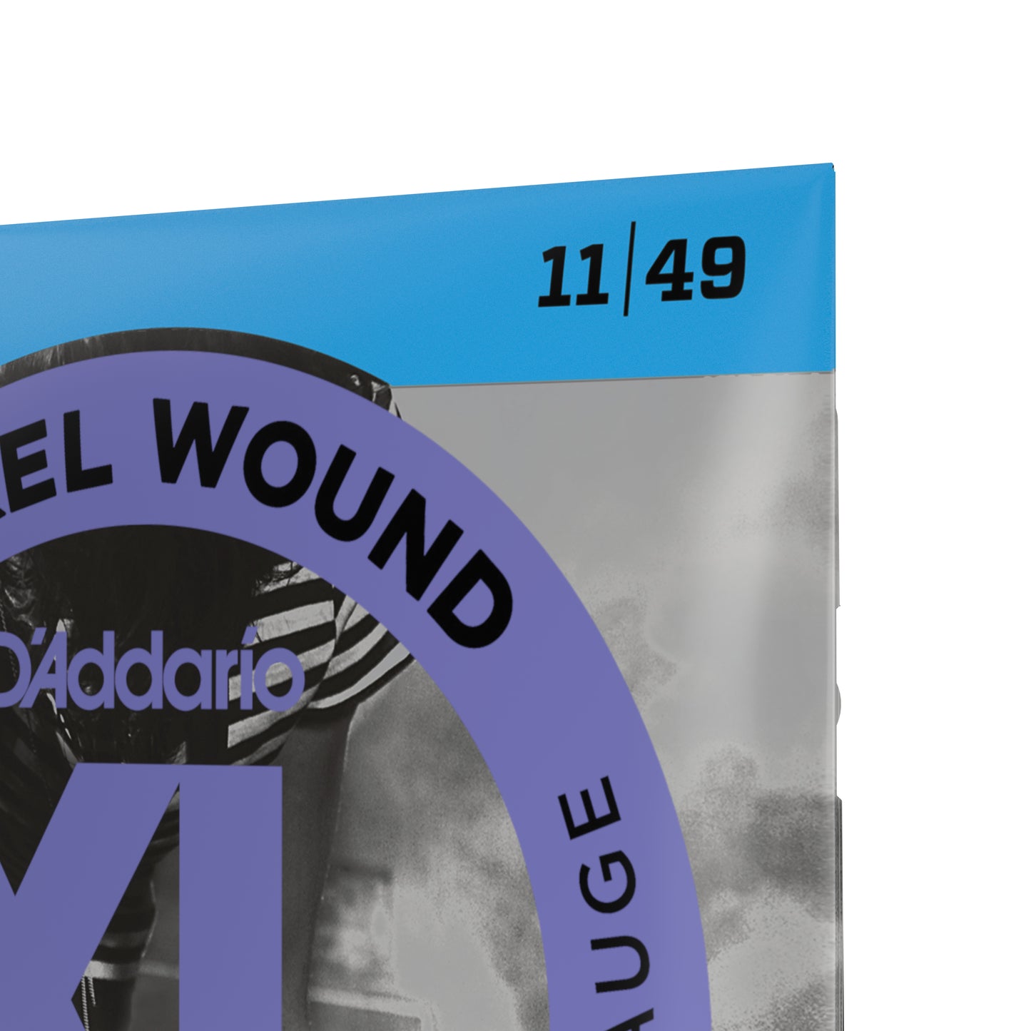 D'Addario EXL115 Nickel Wound Electric Guitar Strings, Medium/Blues-Jazz Rock, 11-49