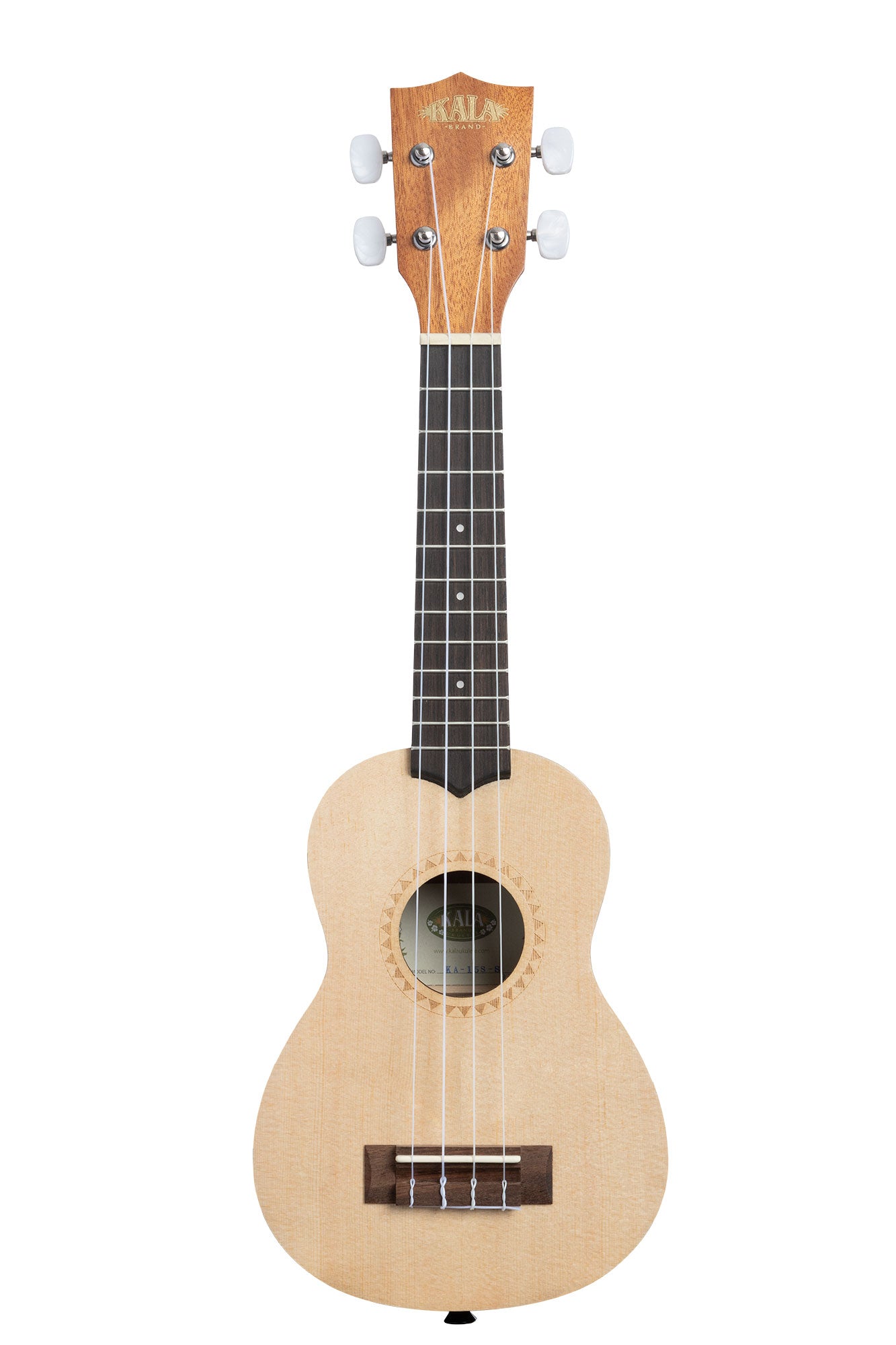 KALA KA-15 Series Satin Spruce Top Mahogany Soprano Ukulele