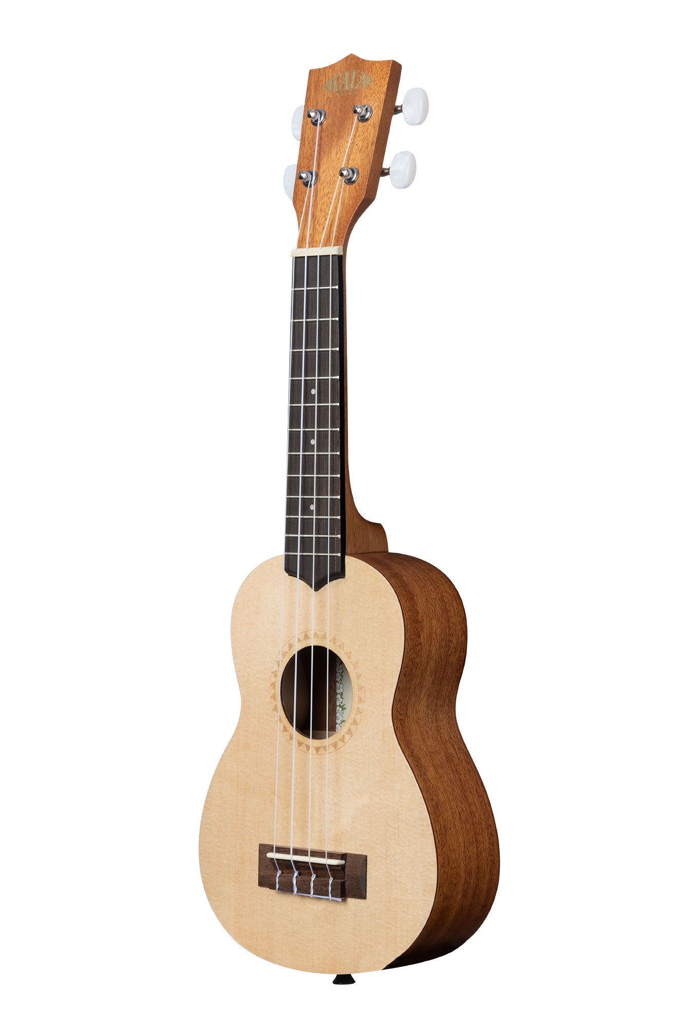 KALA KA-15 Series Satin Spruce Top Mahogany Soprano Ukulele