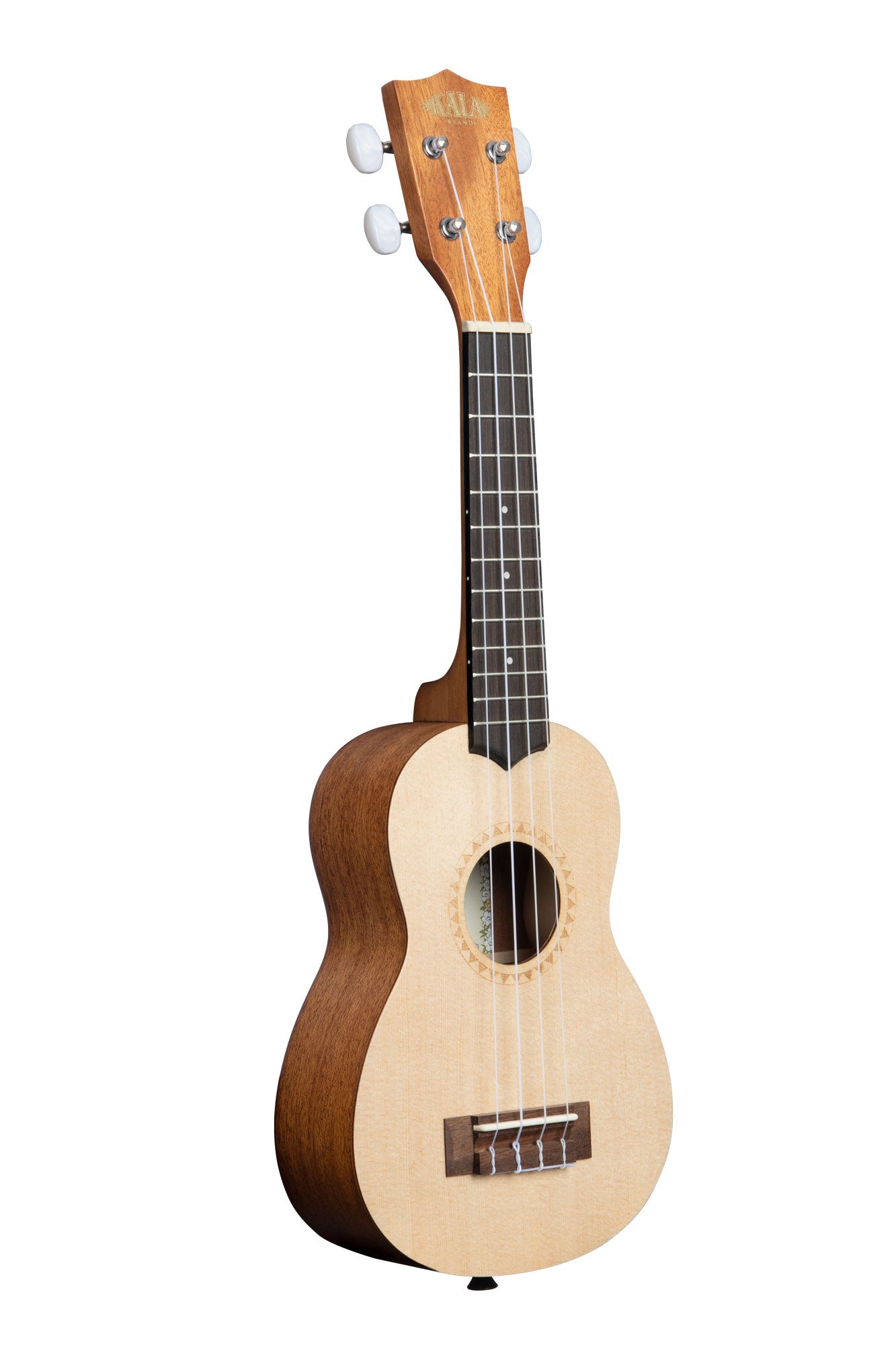 KALA KA-15 Series Satin Spruce Top Mahogany Soprano Ukulele