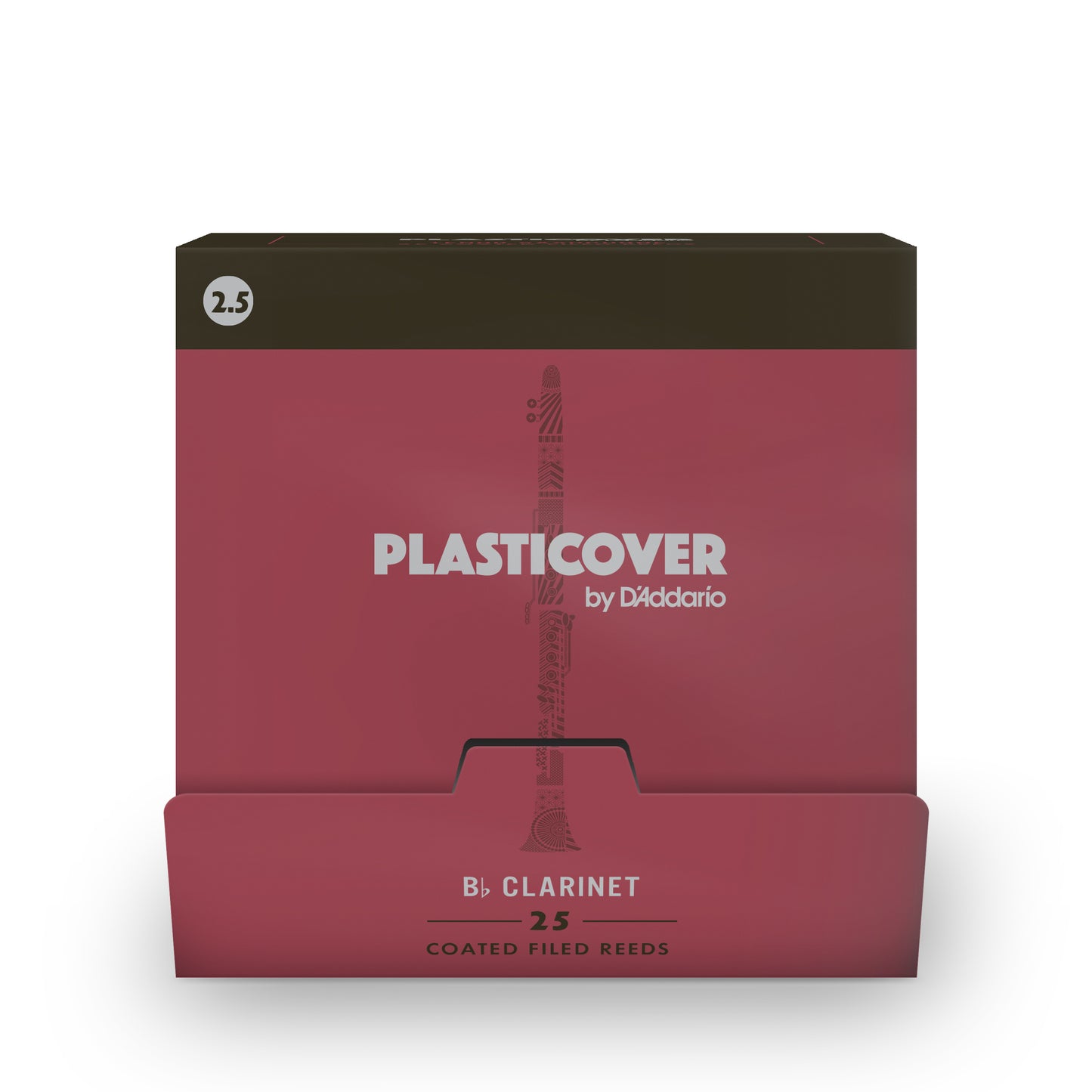 D'addario Plasticover Bb Clarinet Reed 5 PACK #4 Strength
