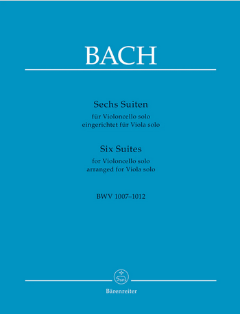 Six Bach: 6 Suites, BWV 1007-1012 (arr. for viola)
