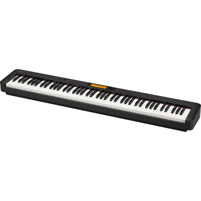 Casio CDP-S360BK 88 Full-size Digital Piano w/ AC Adapter, Sustain Pedal & Music Rest (Black)
