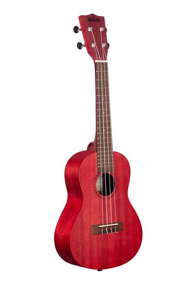 Kala Adobe Red Watercolor Meranti Concert Ukulele
