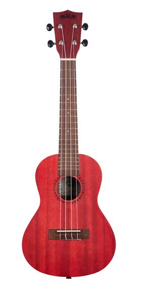 Kala Adobe Red Watercolor Meranti Concert Ukulele