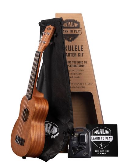 Kala Learn to Play Soprano Ukulele Starter Kit