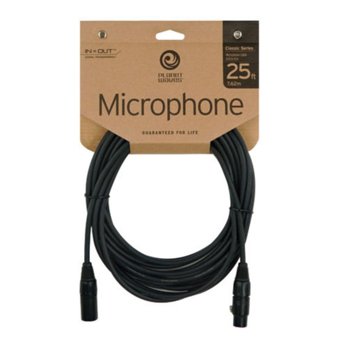 Planet Waves Classic Series XLR Microphone Cable, 25 feet