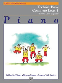 Alfred's Basic Piano Library: Technic Book Complete 1 (1A/1B) [Piano] Piano