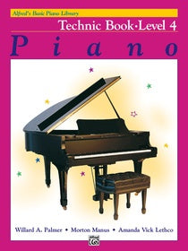 Alfred's Basic Piano Library: Technic Book 4 [Piano] Piano