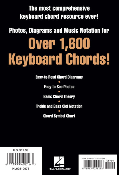 Picture Chord Encyclopedia for Keyboard - Photos, Diagrams and Music Notation for Over 1,600 Keyboard Chords