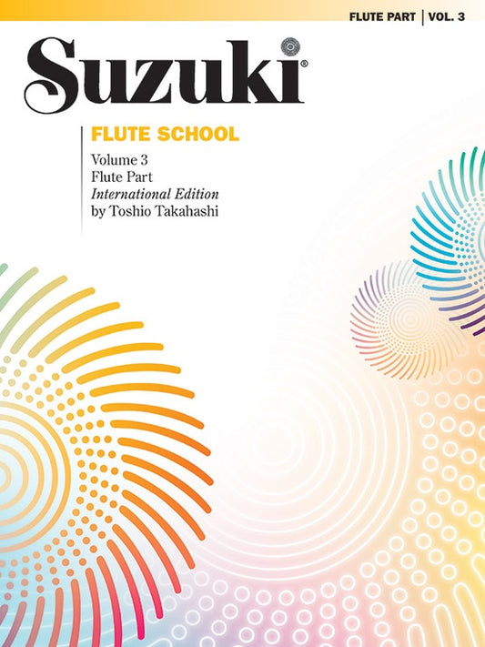 Suzuki Flute School Volume 3 Flute Part (Revised Edition) - Book only