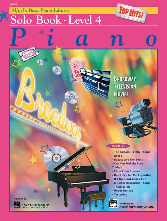 Alfred's Basic Piano Library: Top Hits! Solo Book 4 [Piano] Piano
