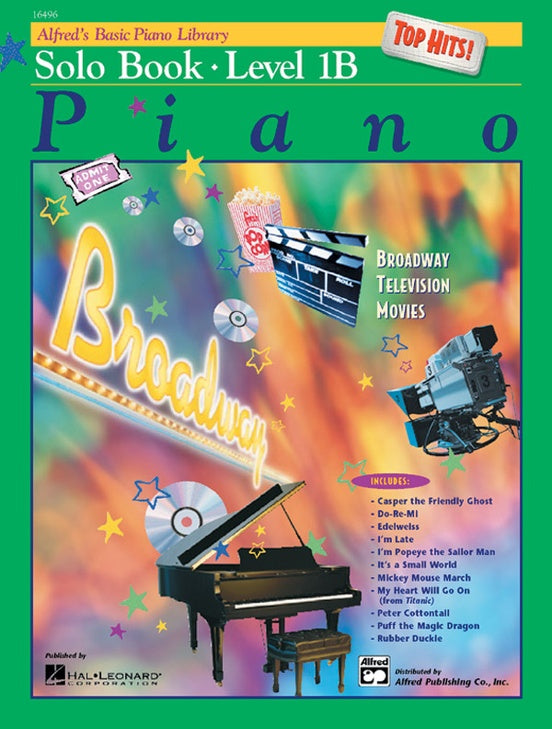 Alfred's Basic Piano Library: Top Hits! Solo Book 1B [Piano] Piano