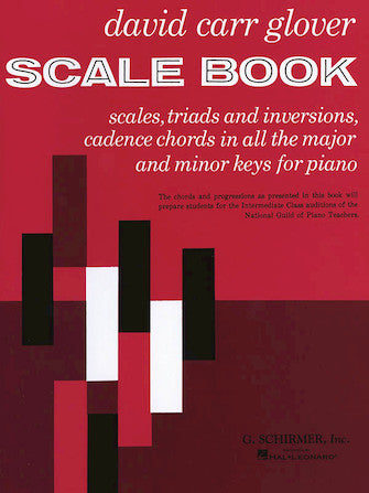 David Carr Glover Scale Book - Piano Technique/Studies