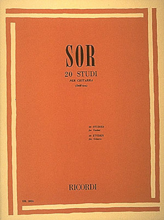 Sor - 20 Studies for the Guitar - Guitar Technique