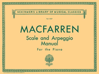 Scale and Arpeggio Manual - Schirmer Library of Classics Volume 1037 Piano Technique