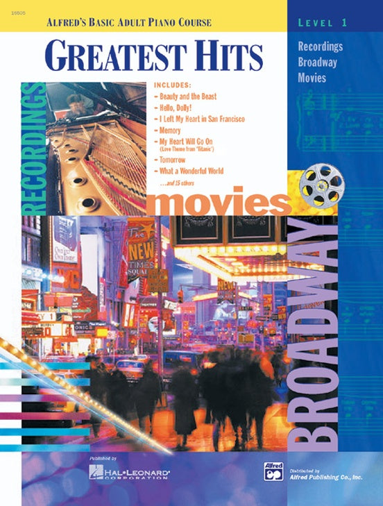 Alfred's Basic Adult Piano Course: Greatest Hits Book 1 [Piano] Piano