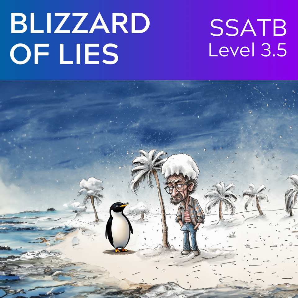 Blizzard of Lies SSATB Divisi