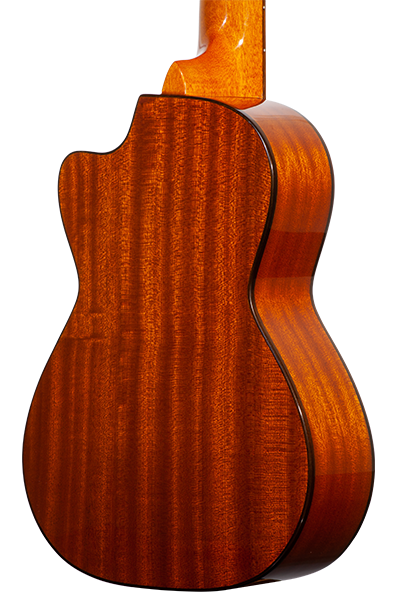 Ohana  All Solid CK-60CG Solid Mahogany Concert Ukulele with Cutaway
