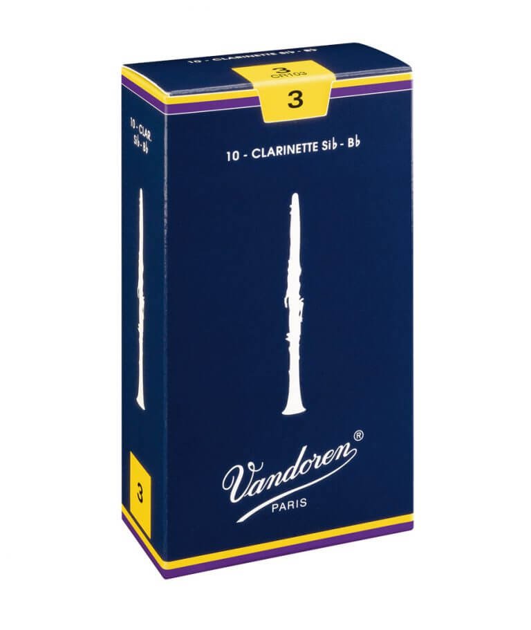 Vandoren  CR1025 Traditional Clarinet Reeds box of 10 - Strength 2.5
