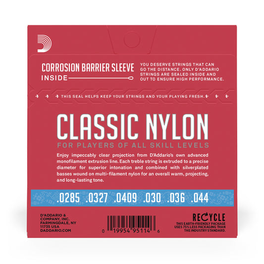 D'Addario EJ27H Student Classical Nylon Strings (Hard Tension)