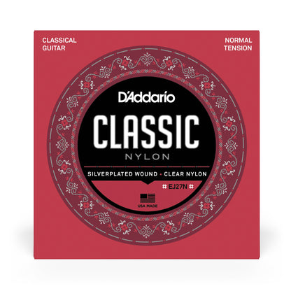 D'Addario EJ27N Student Classical Nylon Strings (Normal Tension)