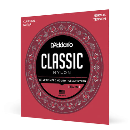 D'Addario EJ27N Student Classical Nylon Strings (Normal Tension)