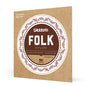 D'Addario Normal Tension Ball End, Silver-Wound/Clear Nylon, Folk Nylon Classical Guitar Strings