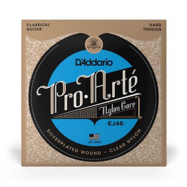 D'Addario EJ46 Pro Arte Hard Tension Classical Guitar Strings, Full Set