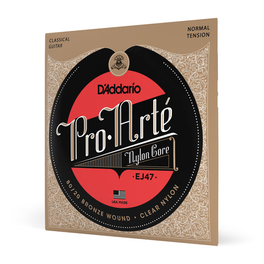 D'Addario EJ47 Pro-Arté Nylon 80/20 Bronze Classical Normal Tension Guitar Strings