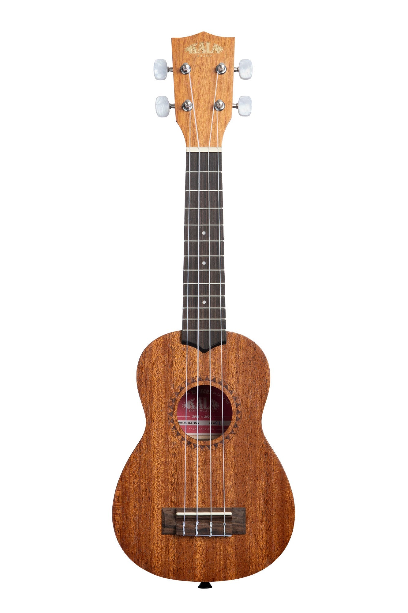 Kala KA-15 Satin Mahogany Soprano Ukulele Bundle