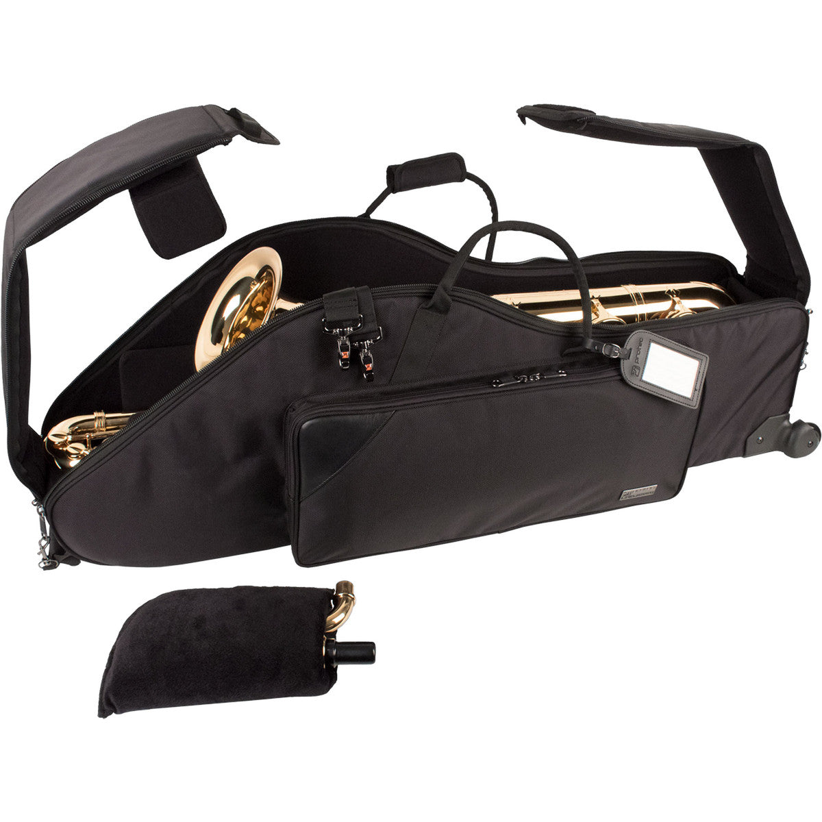 ProTec Baritone Saxophone Gig Bag with Wheels (Platinum Series Bb & A)