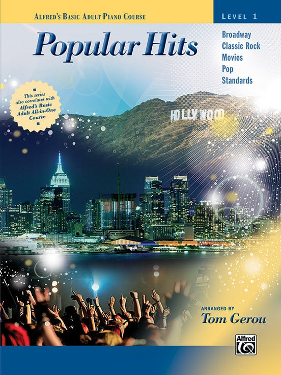 Alfred's Basic Adult Piano Course: Popular Hits, Level 1 [Piano] Piano