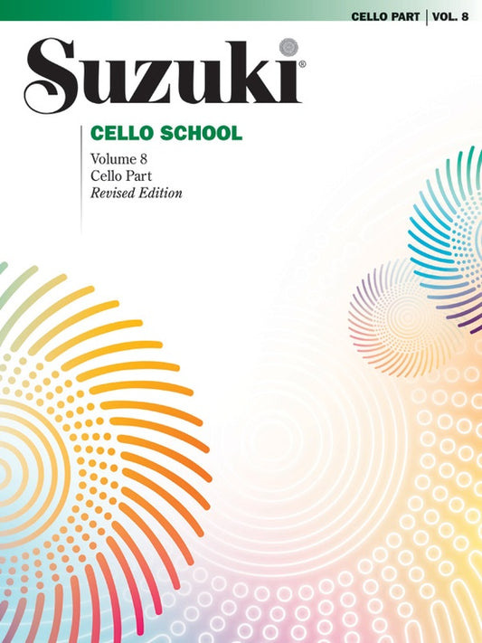 Suzuki Cello School, Volume 8 - Cello Book
