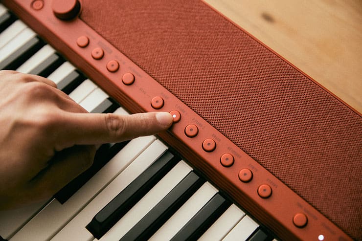 Casio CT-S1 61 Key Keyboard in Red