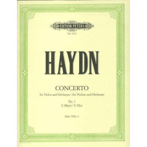 Haydn, Franz Joseph - Concerto No 1 in C Major, Hob VIIa:1 - Violin and Piano - edited by Carl Flesch - Edition Peters