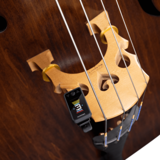 D'Addario Eclipse Cello/Bass Tuner - Black (PW-CT-17CBK)