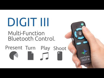 Airturn Digit III Bluetooth Remote Controller for Tablets and Computers