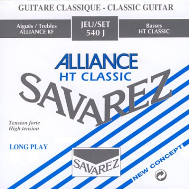 Savarez 540J Alliance/HT Classic HT Classical Guitar Strings, Full Set