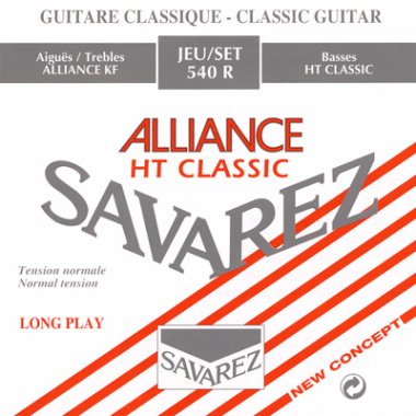 Savarez 540R Alliance/HT Classic NT Classical Guitar Strings, Full Set