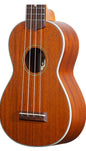 Ohana SK-20 Soprano Ukulele Solid Mahogany, White Body Binding