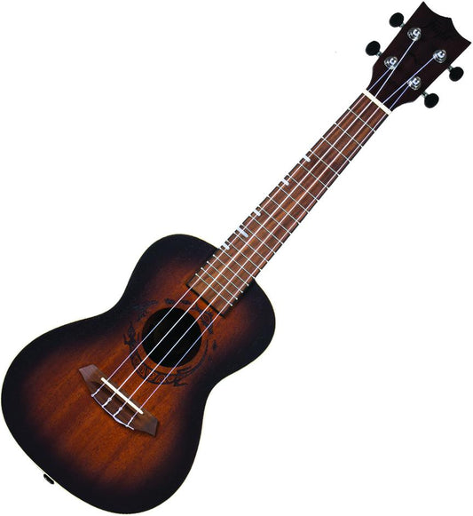 Flight Amber Mahogany Soprano Ukulele - NUS 380 AMBER