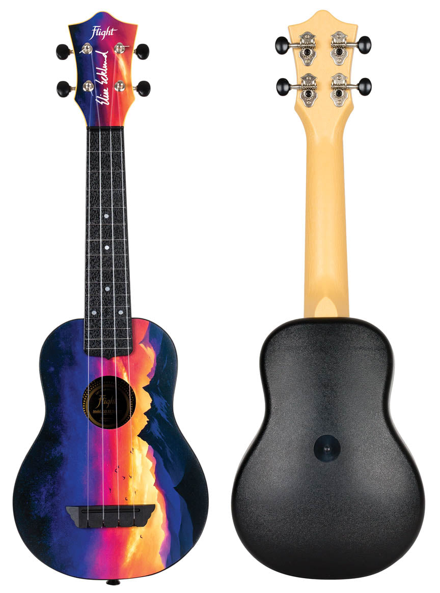 Flight Elise Ecklund Sunset Travel Ukulele Bundle