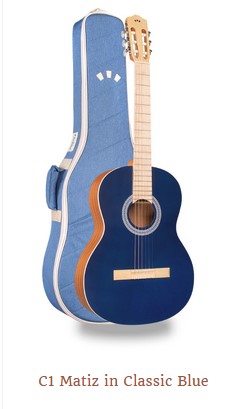 Cordoba Protege C1 Matiz Classical Guitar in Pale Sky Blue