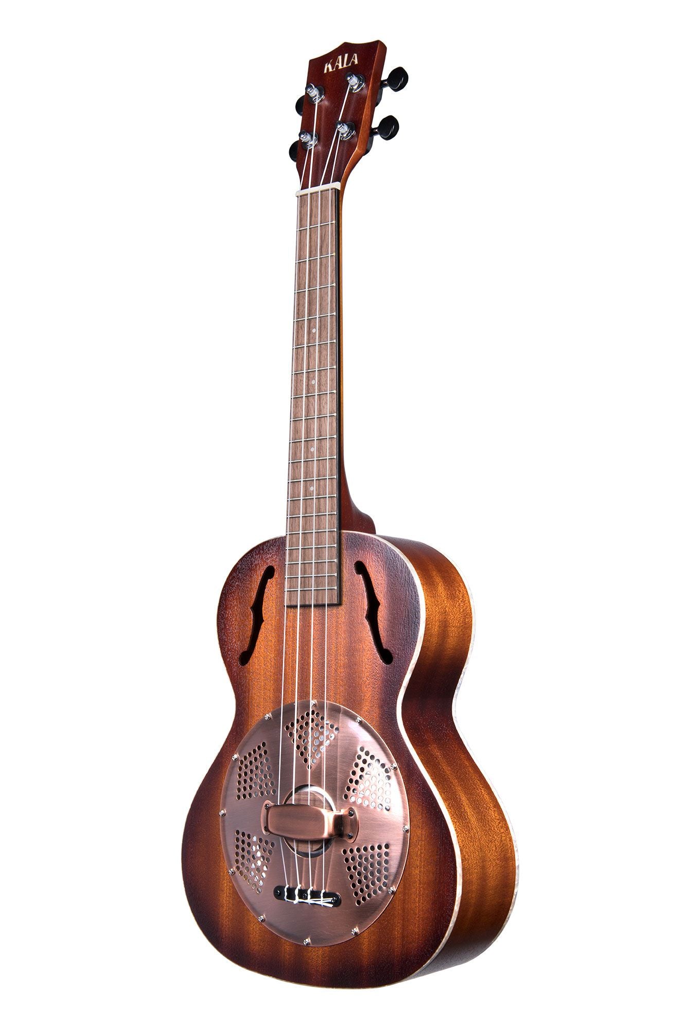 Kala Satin/Brass Resonator Tenor Ukulele