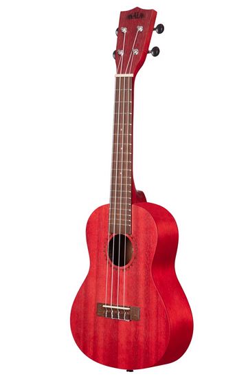 Kala Adobe Red Watercolor Meranti Concert Ukulele